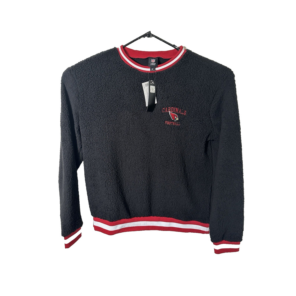 Arizona Cardinals Sherpa Hoodie FOCO NFL Mens XL Red Black NWT Cozy